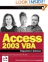 Access 2003 VBA Programmer's Reference (Programmer to Programmer)