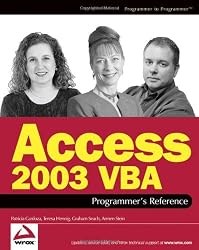 Access 2003 VBA Programmer's Reference (Programmer to Programmer)