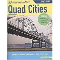 American Map Quad Cities (Illinois and Iowa, Street Atlas)