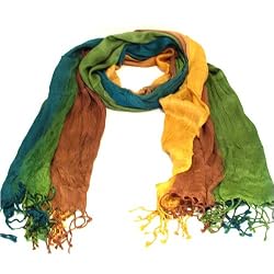 New Light Soft Multi-color Long Scarf Wrap 70x24 Teal