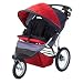 Schwinn Free Wheeler AL Swivel Double Jogger Stroller - Red
