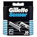 Gillette Sensor Refill Razor Blade Cartridges - 10 Pack