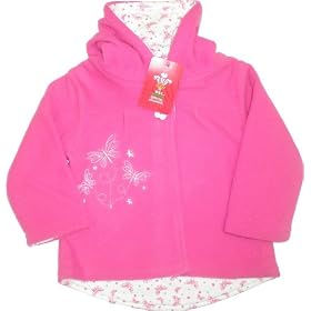 Welsh Rugby Union Girls Hooded Jacket (Pink,18 to 23 months)