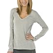 Gilligan & O'Malley&reg; Womens Long Sleeve Tissue Sleep Tee  Grey
