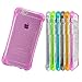 iPhone 6 Plus Case, [Shock absorption] [Slim Shockproof] [HOT PINK] Soft Silicone Gel Rubber Case Flexible TPU Air Cushioned Bumper Case Skin Cover for Apple iPhone 6 Plus 5.5
