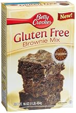 Betty Crocker Gluten Free Brownie Mix, 16-Ounce Boxes (Pack of 6)