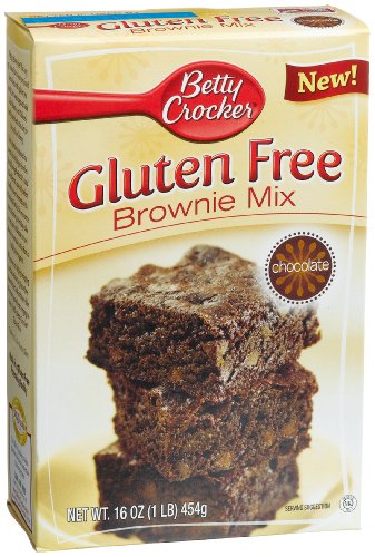 Betty Crocker Gluten Free Brownie Mix, 16-Ounce Boxes (Pack of 6)