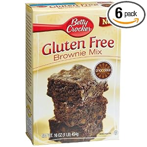 Betty Crocker Gluten Free Brownie Mix, 16-Ounce Boxes (Pack of 6) by Betty Crocker