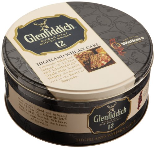 Walkers Shortbread Glenfiddich Highland Whisky Cake, 28.2-Ounce Tin