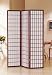 3-Panel Cherry Wood Shoji Screen / Room Divider