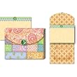 Paisley Patchwork Punch Studio Purse Pocket 75-Page mini notepad