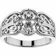 14K White Gold Mother's Ring - 6 Gemstone -- YOU CHOOSE THE COLORS!