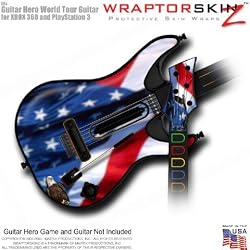 Ole Glory Skin fits Band Hero, Guitar Hero 5 & World Tour Guitars for XBOX 360 & PS3 (GUITAR NOT INCLUDED) by WraptorSkinz