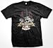 No Time For Losers Mens T-shirt, Skull Cards and Pistons Old School Chopper Tattoo Design Mens Shirt
