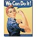 Rosie the Rivetor Tin Sign , 13x16