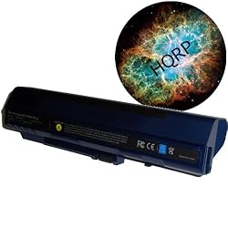 HQRP Extra High Capacity Battery for Acer Aspire One AOD250-1185 AOD250-1196 AOD250-1289 Netbook (Li-Ion, 6600mAh, Blue) Repl. plus HQRP Coaster