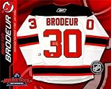 Martin Brodeur Autographed/Hand Signed New Jersey Devils White Reebok Premier Jersey