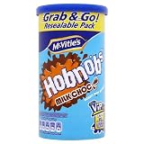 Mcvitie's Milk Chocolate Hobnobs - Case of 12 X 250 Gram Tubes