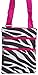 J Garden Pink Zebra Small Hipster Cross Body