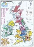 Gro&szlig;britannien Postleitzahlenkarte - Stiefel Eurocart