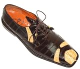 ROMANO MEN'S  TWIN  GENUINE CROCODILE TAIL/EEL SHOES