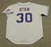NOLAN RYAN New York Mets 1969 Majestic Cooperstown Throwback Away Baseball Jersey, 2XL
