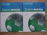 Volumes 1 and 2 Saxon Math Course 1 Teacher's Manuals 2007