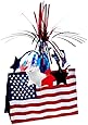 American Flag Centerpiece Party Accessory (1 count) (1/Pkg)