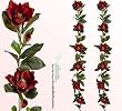 TWO Artificial 6' Magnolia Silk Flower Garlands
