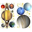 Planets and Stars Outerspace Wall Stickers