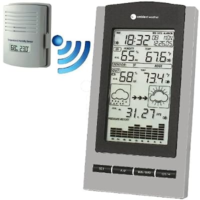 Ambient Weather Ws-1171 Wireless Advanced Weather Station With Temperature Dew Point Barometer And Humidity from Ambient Weather