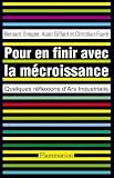 Pour en Finir avec la M�croissance