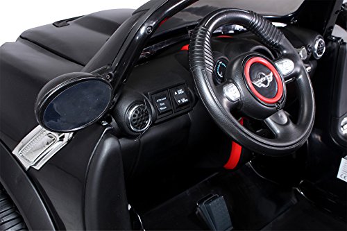 NEU Kinder Elektroauto Lizenzierter Original BMW Mini Beachcomber Lizenziert 2 x 45 Watt Motor Elektro Kinderauto Kinderfahrzeug (schwarz) - 8