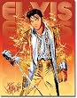 Petruccio - Elvis Gold Lame Tin Sign