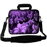 Waterfly&reg; Warm Flowers 16" 17" 17.3" 17.4" inch Laptop Notebook Computer Netbook PC Soft Shoulder Bag Messenger Bag Case Holder Protector Pack With Extra Side Pocket For Apple MacBook Pro 17.3" HP ENVY TouchSmart 17.3" Dell Precision M6400 Dell Xps L701X And Most 16" 17" 17.3" 17.4" Inch Netbook Laptop Ultrabook Chromebook Laptop
