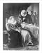 Historic Print (L): Elizabeth I, Queen of England, 1533-1603, signing death warrant of Mary Stuart