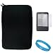 Durable Hard Nylon Cube Carrying Case for Amazon Kindle Wireless 3G Reading Device 3G Wi-Fi 6 inch Display + Clear Screen Protector for Amazon Kindle Wi-Fi 3G + SumacLife TM Wisdom Courage Wristband