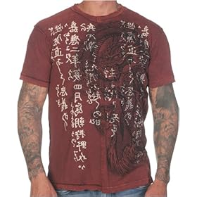 Affliction Dragon Men's Tee
