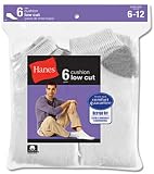 Hanes Mens 6-Pack Cushion Low Cut Socks