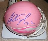 Asante Samuel Signed Philadelphia Eagles Pink Mini Helmet Nfl W/coa From Signing
