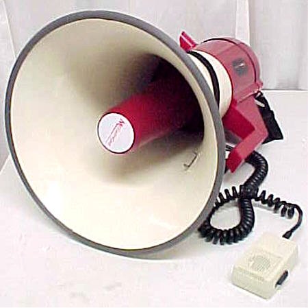 45 Watt High Power Megaphone Handheld Mic 1 Mile Range