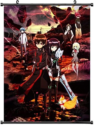 Hanging Poster Awaka Seigen Enmadou Rokuro Eyepatch Heels Ijika Yuuto Ikaruga Shimon Otomi Mayura Seifuku Sousei No Onmyouji Sword (20x27 Inch)