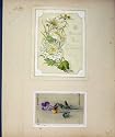 CHRISTMAS NEW YEAR CARD c1880 VICTORIAN SCRAPBOOK
