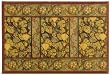 Laser Printed Split Bamboo Gourds Placemat 18" x 12" Set /