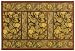Laser Printed Split Bamboo Gourds Placemat 18" x 12" Set / 6