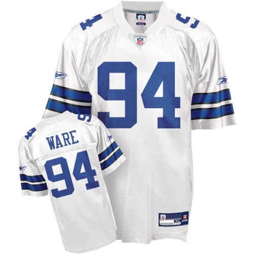 Reebok Dallas Cowboys DeMarcus Ware Replica White Jersey Small