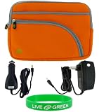 ASUS Eee PC 1000 10-Inch Netbook Sleeve Case - Bundle with 12V Car and Wall Charger
