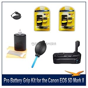 Fully Loaded Vertical Battery Grip for EOS 5D Mark II