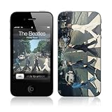 【保護シール】ビートルズ iPhone 4 4S アイフォン 4S アビーロード Abbey Road Beatles