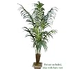 TWO 7' Artificial Kentia Palm Tropical Trees, with No Pot,